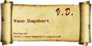 Vass Dagobert névjegykártya